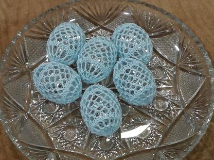 Háčkované vajíčka - a11,