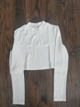 Biely crop top, 152