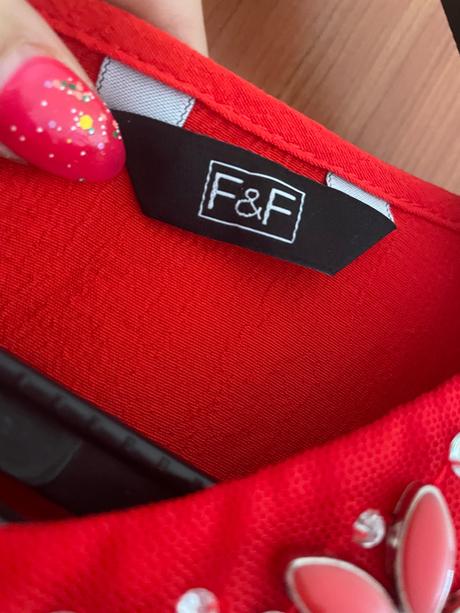 Bluzka s nášivkami, f&f,46