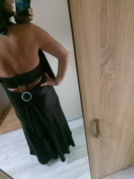 Čokoladovo hnedé šaty, 40