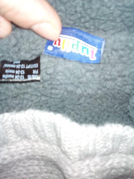 Zateplený pletený sveter, lupilu,86