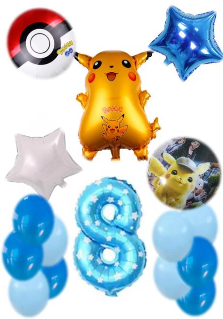 Balóny pokémon - až 16 kusov,