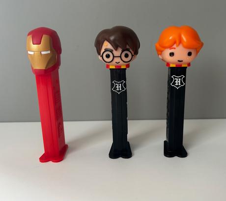 Pez harry potter a iron man,