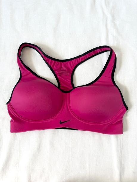 Ružová športová podprsenka nike dri-fit 70c, nike,70c