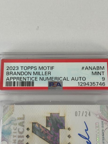 Kartička brandon miller psa, 