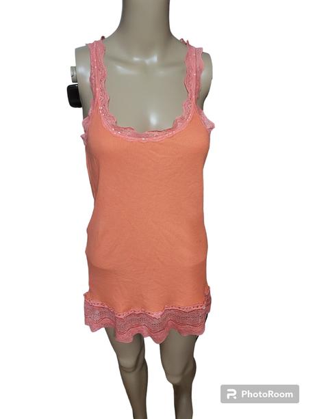 Dámske tielko s čipkou, xl