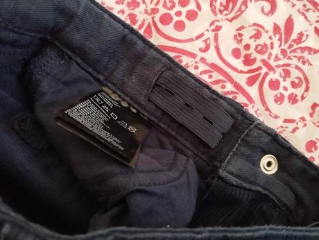 Menchesterove nohavice, h&m,128