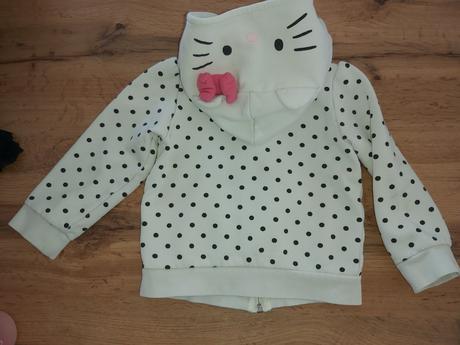Mikina kitty, h&m,86