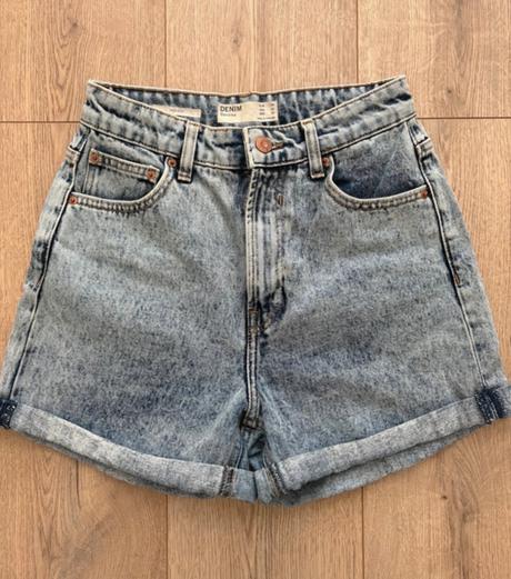 Riflové kraťasy + druhé grátis, bershka,xs