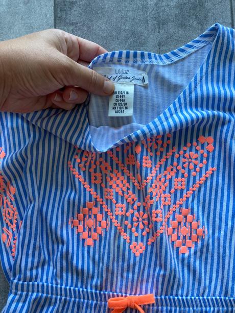 Šatky - veľkosť 110/116, h&m,110