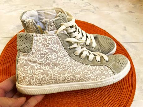 Ľanové kotníkové tenisky č. 37-37,5, 37