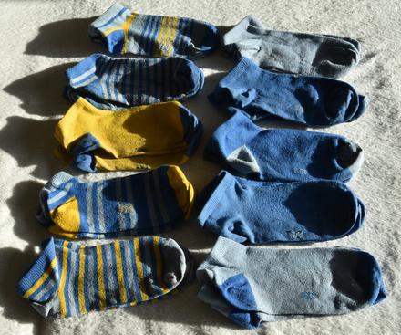 Kotníkové ponožky 10 párov, 35