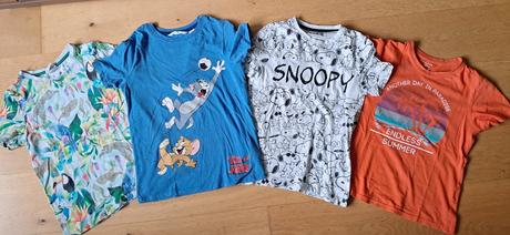 Letné tričká v.140 - 4 ks, losan,140