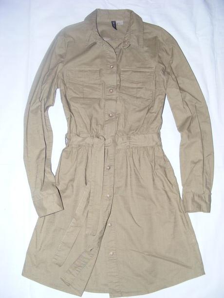 Košeľové šaty h&m - xxs/xs, h&m,xs