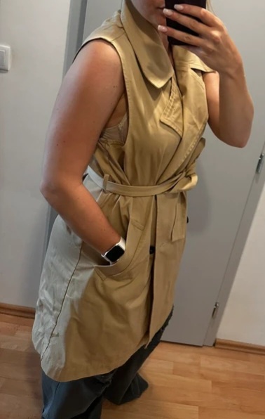 Trenchcoat saty / vesta zara, zara,l