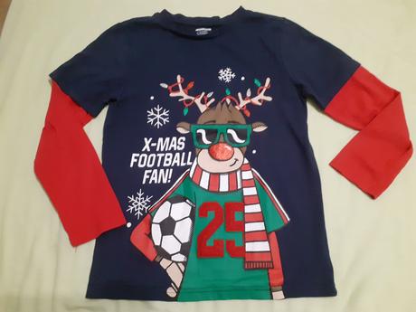 Tričko vianočné, f&f,134