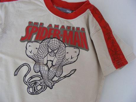 Tričko spiderman zn. h&m - 98/104, h&m,98