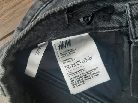 Rifľová sukňa, h&m,128
