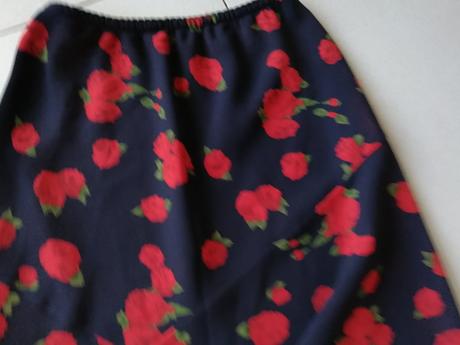 Dámska asymetrická sukňa, s