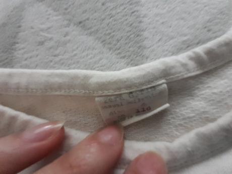 Biely pulover s francuzskym napisom, zara,116