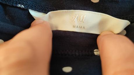 Tehotenské tričko krátky rukáv, h&m,l