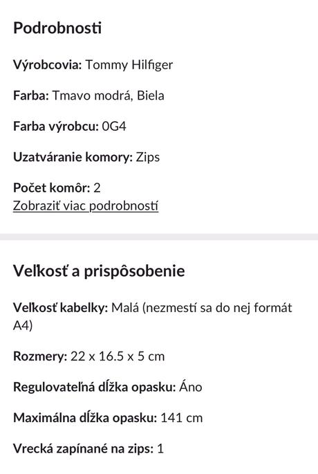 Crossbody taska tommy hilfiger, tommy hilfiger