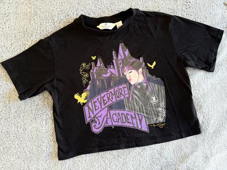 Tričko krátke wednesday, h&m,140