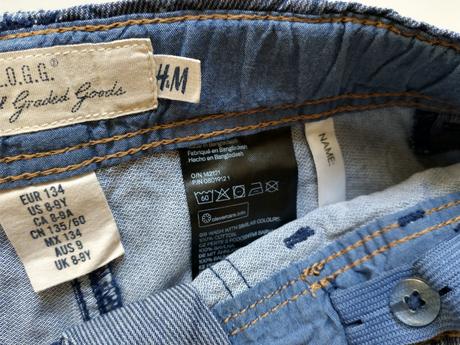 Krátke nohavice, h&m,134