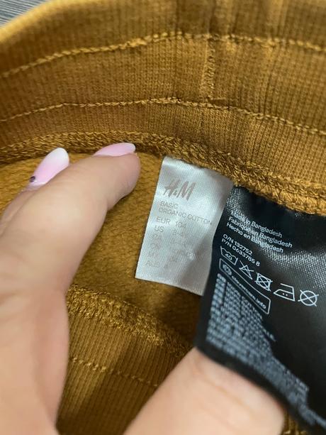 Hm tepláky horcicove, h&m,104