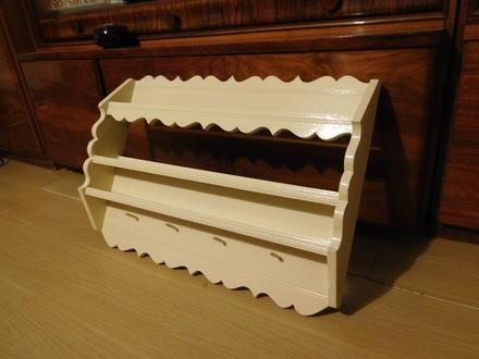 Drevená polica retro,, 