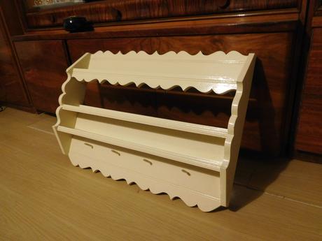 Drevená polica retro,, 