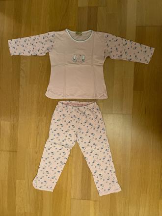 Dievčenské bavlnené pyžamo, 134