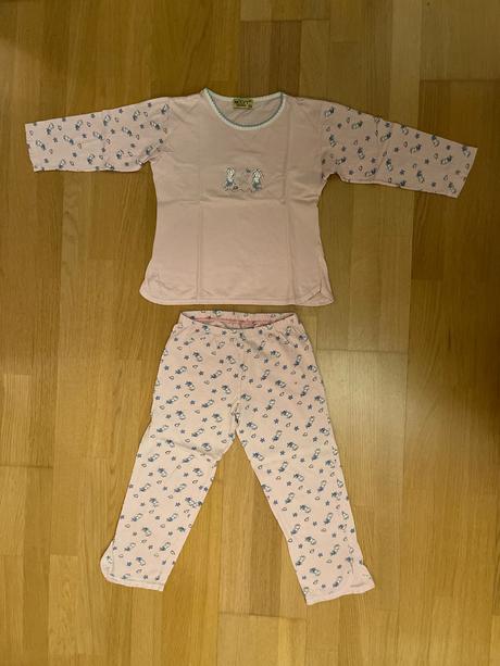 Dievčenské bavlnené pyžamo, 134