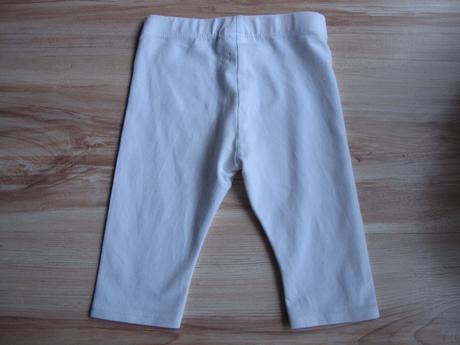 3/4 biele legínky top stav, next,86