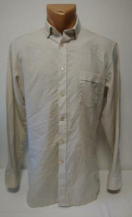 Pánska krémová košeľa, starmom, s