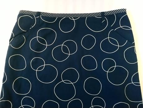 Dámska tmavo modrá sukňa, white stuff, veľ.m/l, l
