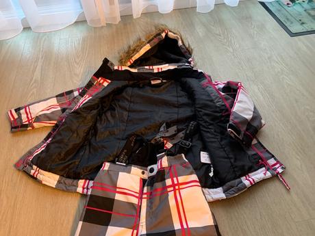 Zimná súprava-vetrovka a lyžiarske nohavice, 122