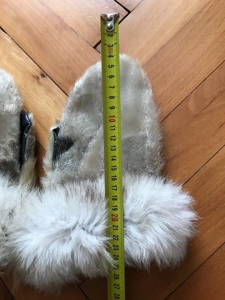 Rukavice - kožušinové, palčiaky, 