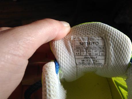 Umbro neónovožlté tenisky, 38