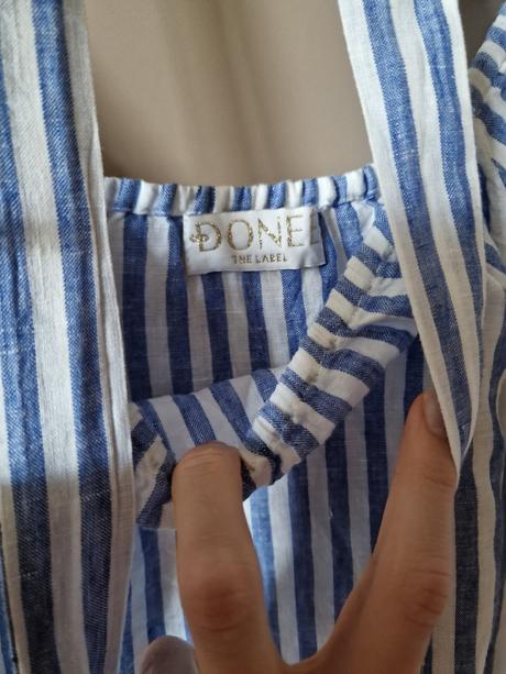 Donee the label, ľanové šaty "krojovky", xs