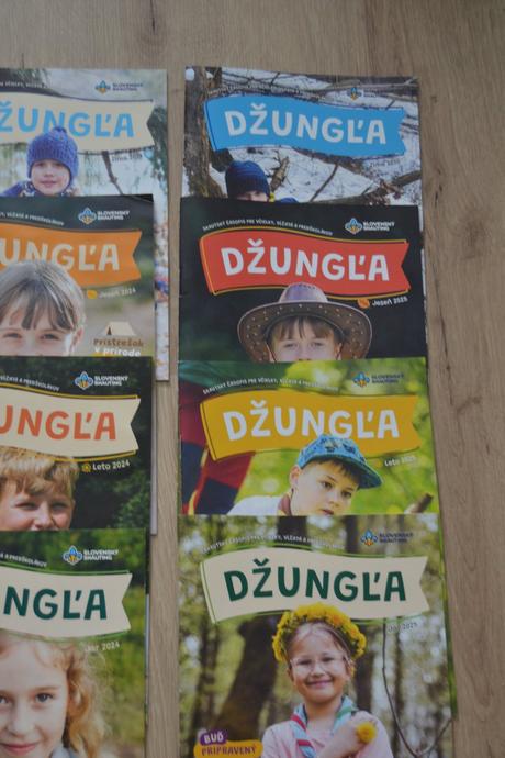 Skautský časopis džungľa, balík 12 kusov,