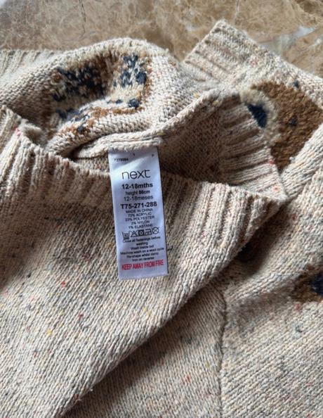 Detsky mackovy sveter, next,80