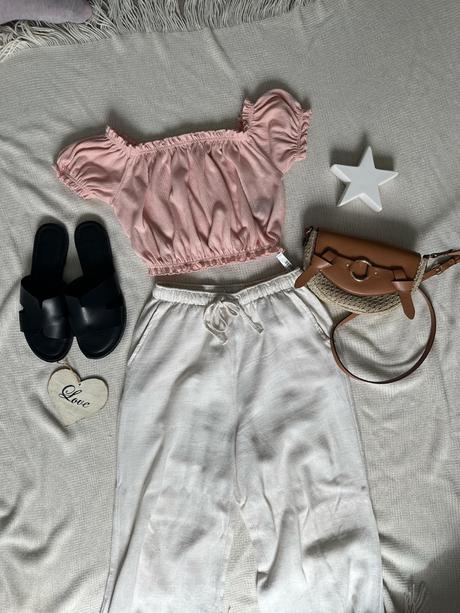 Slabo ružový top, h&m,xs