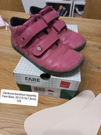 Clenkove barefoot topanky fare bare, 30, fare,30