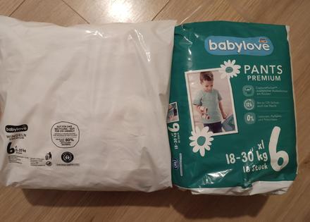 Babylove plienky 6 z dm, babylove,11 kg - 25 kg