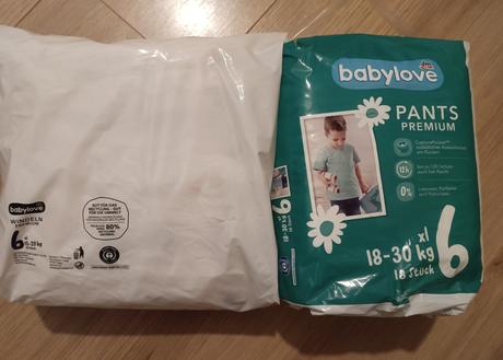 Babylove plienky 6 z dm, babylove,11 kg - 25 kg