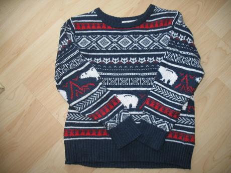Pulover na lyžovačku, h&m,122