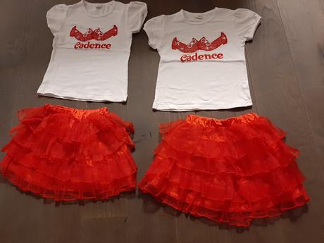 Nádherný kompletík tričko+tutu suknička 3-7r., 116