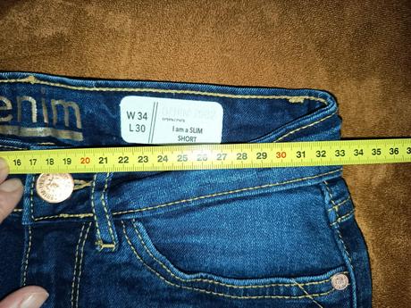 Rifle obtiahnuté, denim,s