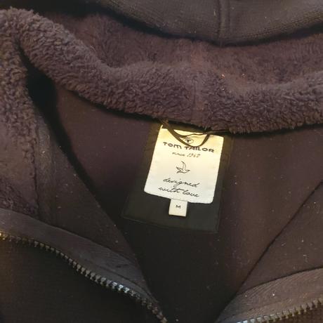 Prechodná elegantná bundička-mikina,sveter, tom tailor,m